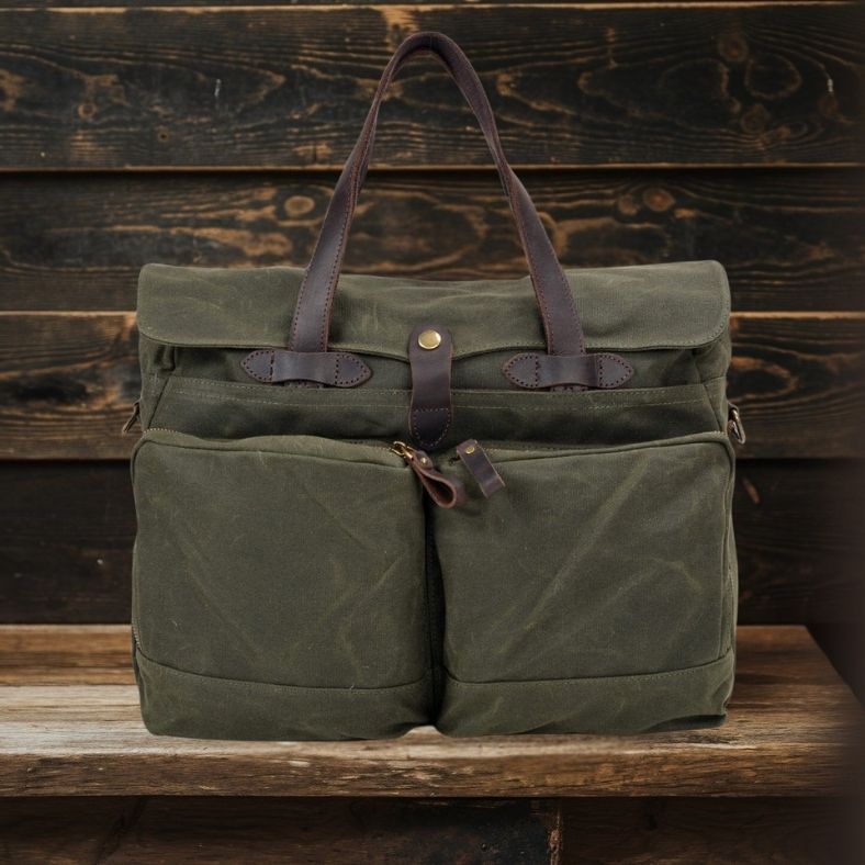 Elijah™ - Canvas Shoulder Tote Bag