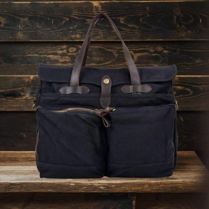 Elijah™ - Canvas Shoulder Tote Bag
