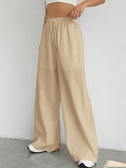 Aida™ - Drawstring Wide-Leg Pants