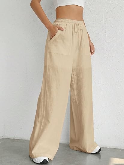 Aida™ - Drawstring Wide-Leg Pants