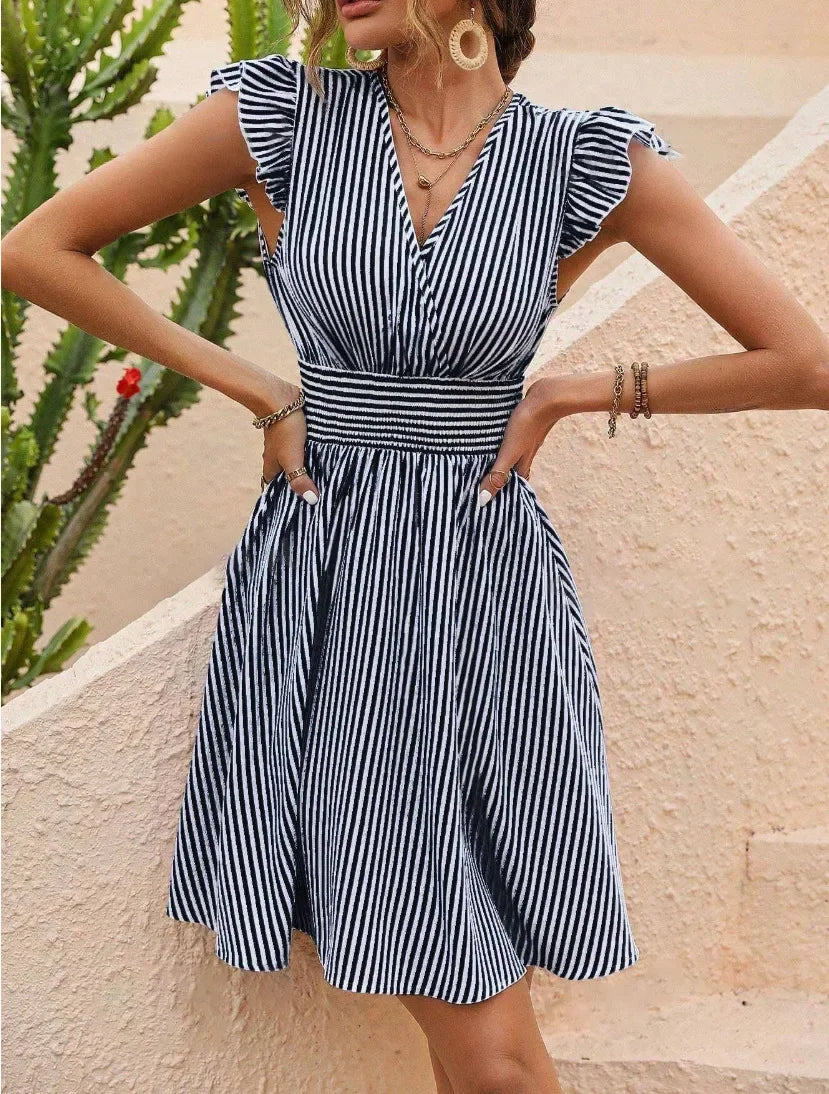 Summer Striped Sundress