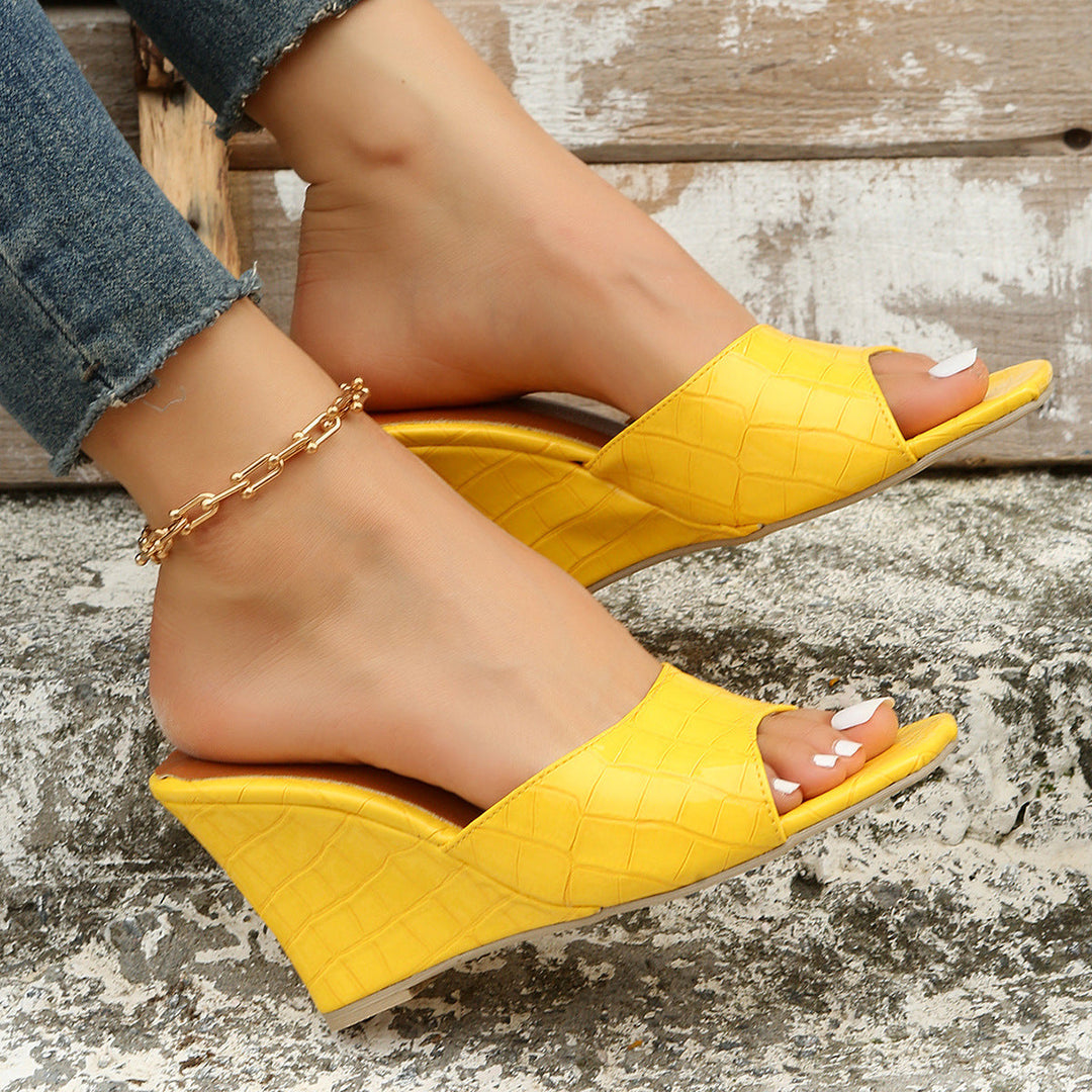 Seleste Wedge Mule Sandals