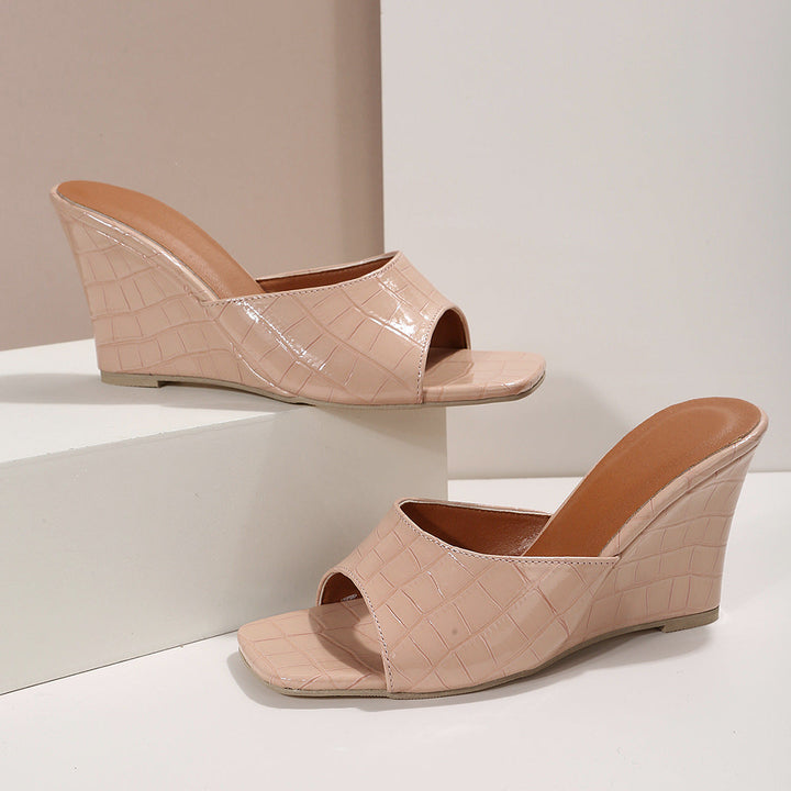 Seleste Wedge Mule Sandals