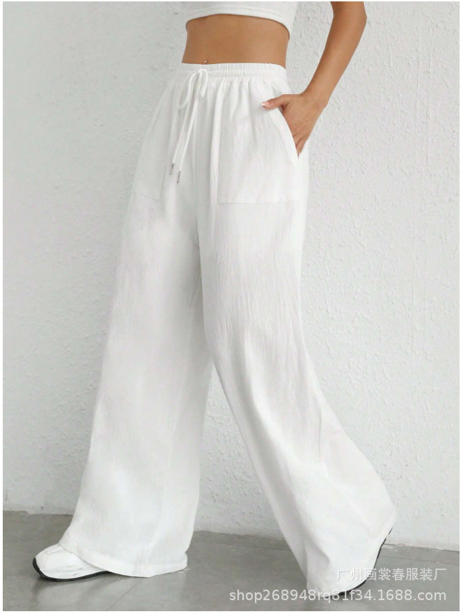 Aida™ - Drawstring Wide-Leg Pants