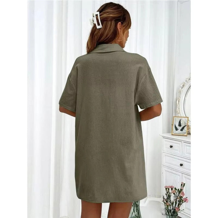 Lucy™ - Buttoned Shirt & Shorts Set