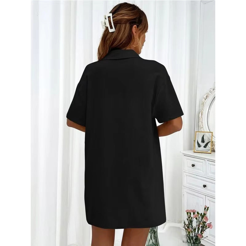 Lucy™ - Buttoned Shirt & Shorts Set