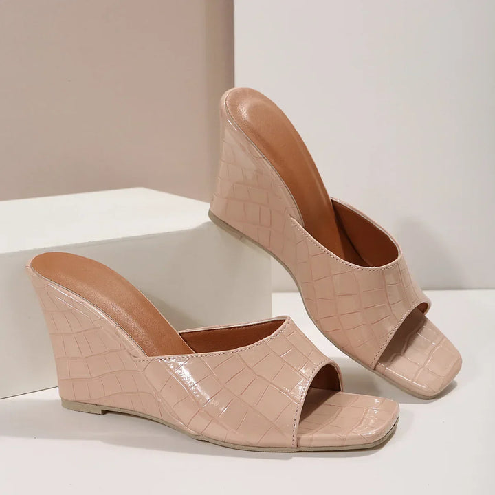 Seleste Wedge Mule Sandals