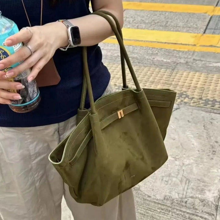 Riley™ - Micro Leather Suede Underarm Bag