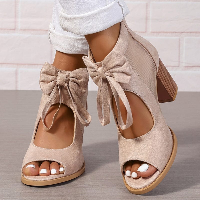 Lunette Bow Heels