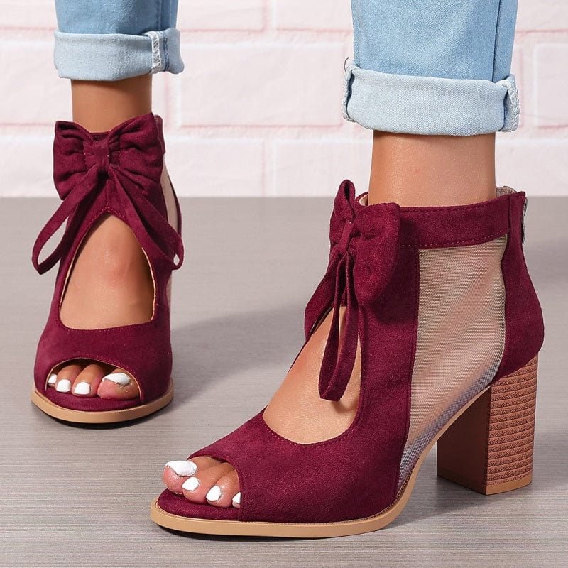 Lunette Bow Heels