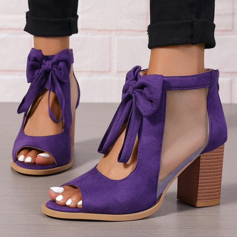 Lunette Bow Heels