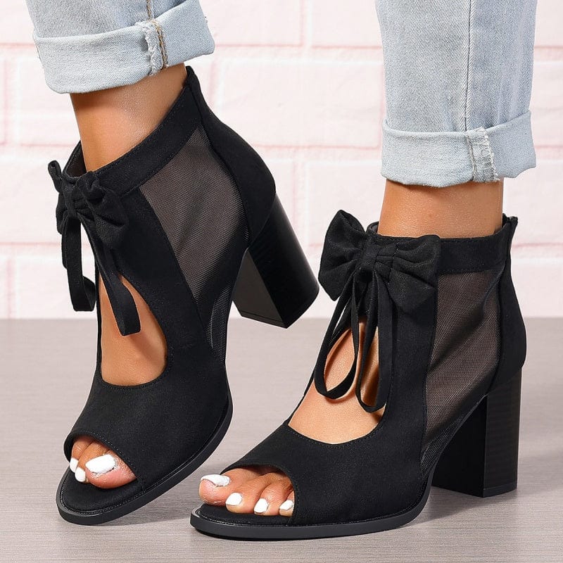Lunette Bow Heels
